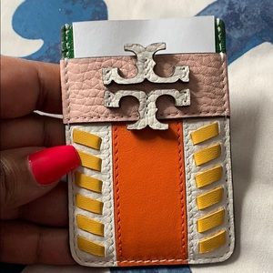 MCGRAW PIECED PHONE CARD POCKET